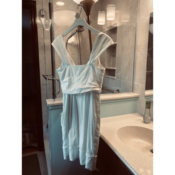 BCBG White Dress Sleeveless Size 0 - Picture 5 of 11